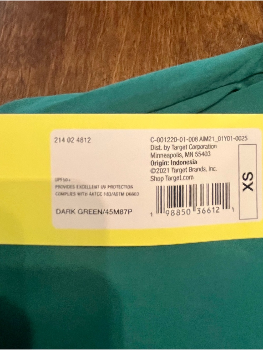 All in Motion Mid-Rise 4" Shorts, Green, XS - Picture 3 of 3